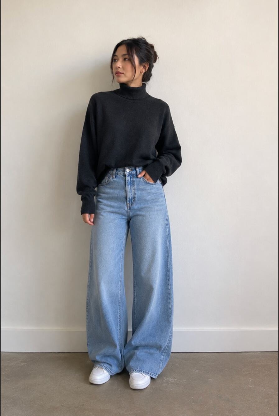 Marc Anthony Divine Wool Turtleneck Long Sleeve Sweater